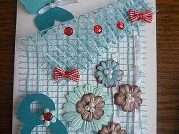 Делаем открытку к весеннему празднику | Ярмарка Мастеров - ручная работа, handmade