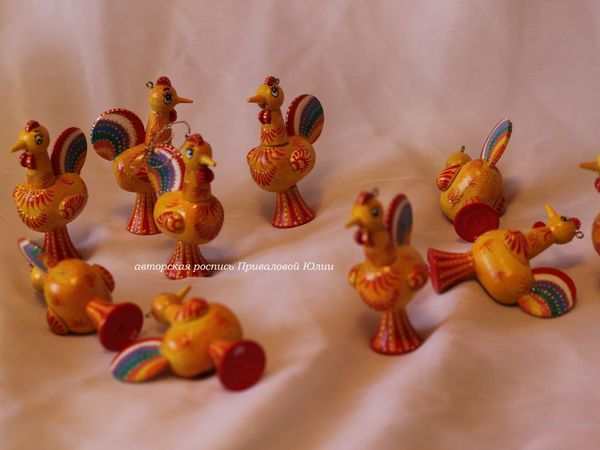 Петушки - символ 2017 года | Ярмарка Мастеров - ручная работа, handmade