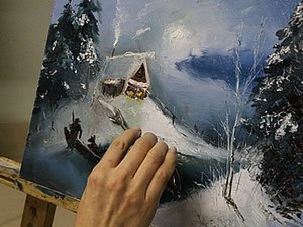 Масляная живопись.Картина за 3 часа. | Ярмарка Мастеров - ручная работа, handmade