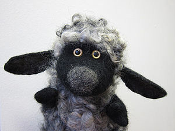 валяная игрушка на руку | Ярмарка Мастеров - ручная работа, handmade