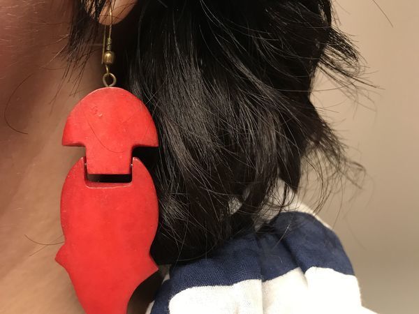 Летние серьги | Ярмарка Мастеров - ручная работа, handmade