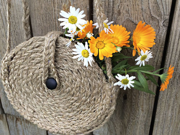 Making Handbag from Jute Rope | Livemaster - handmade