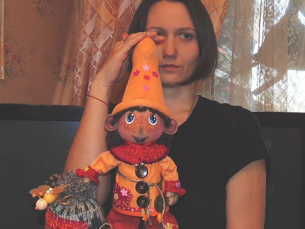 Гномка с Гномом +подарок и бесплатная доставкапо РФ до 23 мая | Ярмарка Мастеров - ручная работа, handmade
