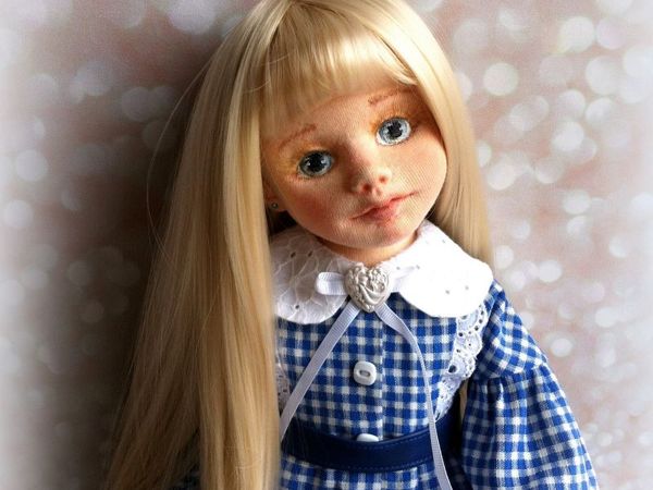 Кристина Текстильная кукла | Ярмарка Мастеров - ручная работа, handmade