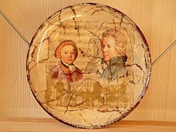 Делаем огненный кракелюр на тарелке | Ярмарка Мастеров - ручная работа, handmade
