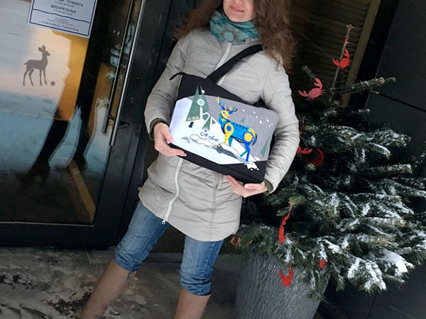 «Зимний лес» в вашем повседневном образе | Ярмарка Мастеров - ручная работа, handmade