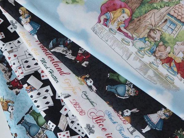 Уже в продаже! Набор тканей Алиса в стране чудес | Ярмарка Мастеров - ручная работа, handmade