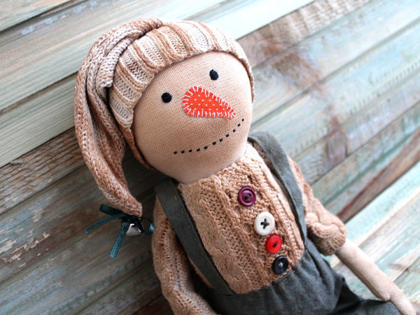 Шьём чердачного Снеговика | Ярмарка Мастеров - ручная работа, handmade