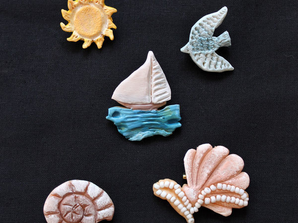 Многолотовый аукцион на летние броши | Ярмарка Мастеров - ручная работа, handmade