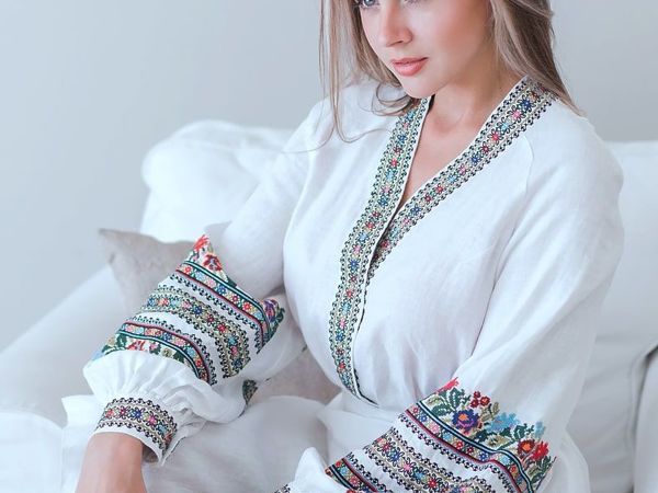 Одежда со славянской вышивкой — Оберег! | Ярмарка Мастеров - ручная работа, handmade