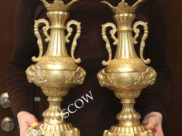 Подсвечник старинный антикварный баран козел бронза латунь 1 | Ярмарка Мастеров - ручная работа, handmade