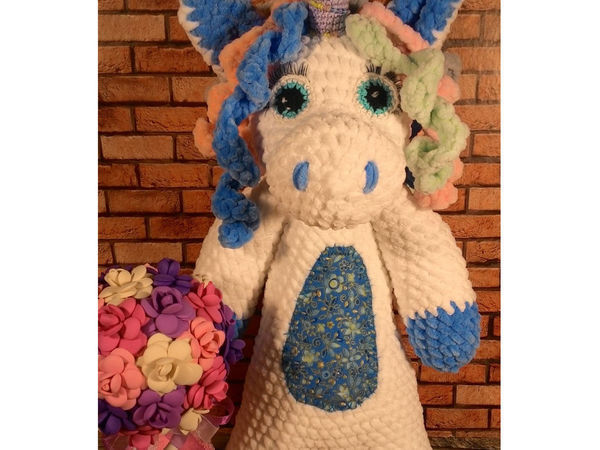Вяжем единорога «Вафлю» | Ярмарка Мастеров - ручная работа, handmade