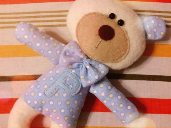 Игрушка-примитив из фетра «Мишка» | Ярмарка Мастеров - ручная работа, handmade