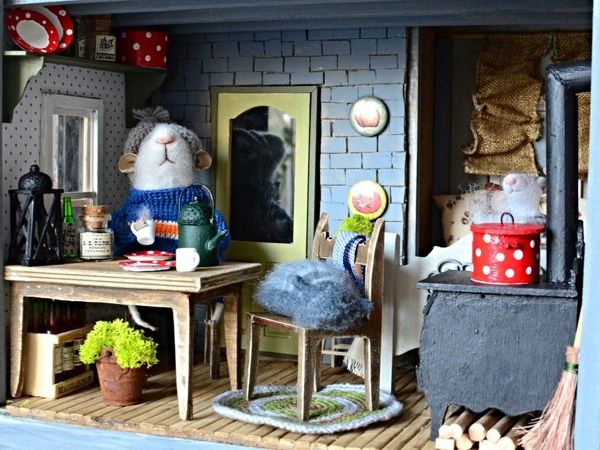 Дом с котом | Ярмарка Мастеров - ручная работа, handmade