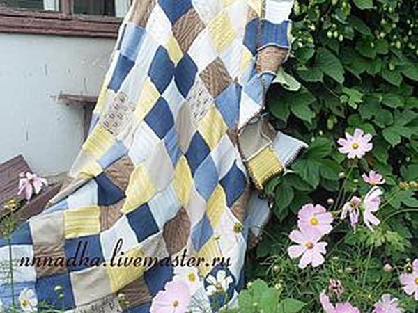 DIY Patchwork Blanket From Old Favorite Things | Журнал Ярмарки Мастеров