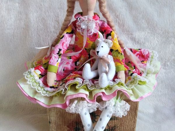 Шьем тильду в пышном платье. Часть 2 | Ярмарка Мастеров - ручная работа, handmade