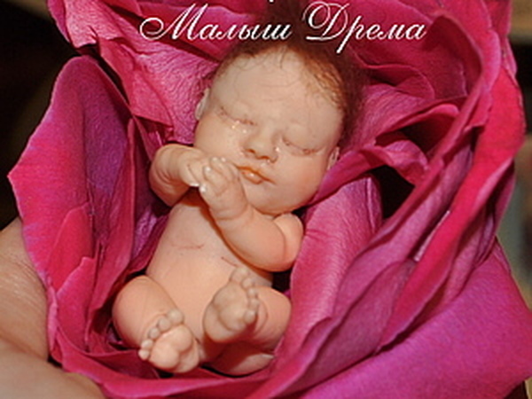 Малыш из полимерной глины Дрема | Ярмарка Мастеров - ручная работа, handmade