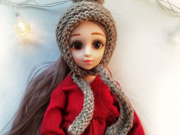 Вяжем шапочку для барби | Ярмарка Мастеров - ручная работа, handmade