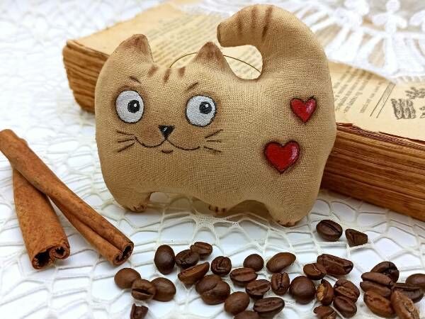Шьем кофейного котика | Ярмарка Мастеров - ручная работа, handmade