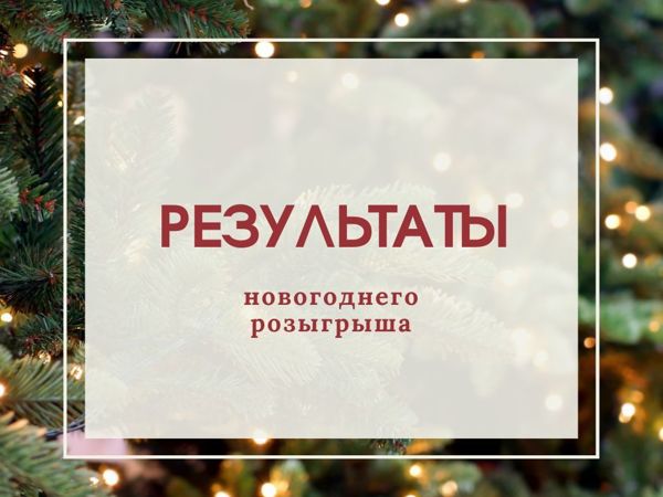 Результат новогоднего розыгрыша. Розыгрыш на Ярмарке