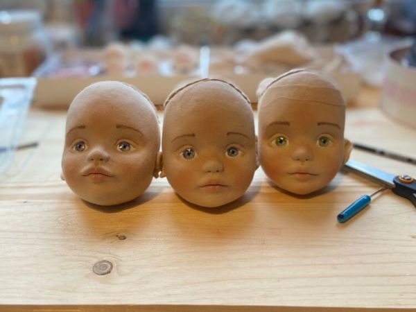 Кукольные головы | Ярмарка Мастеров - ручная работа, handmade