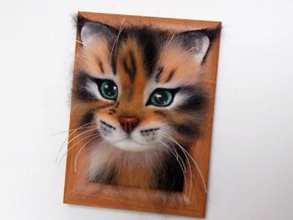 Мастер-класс: как свалять очаровательного котика | Ярмарка Мастеров - ручная работа, handmade