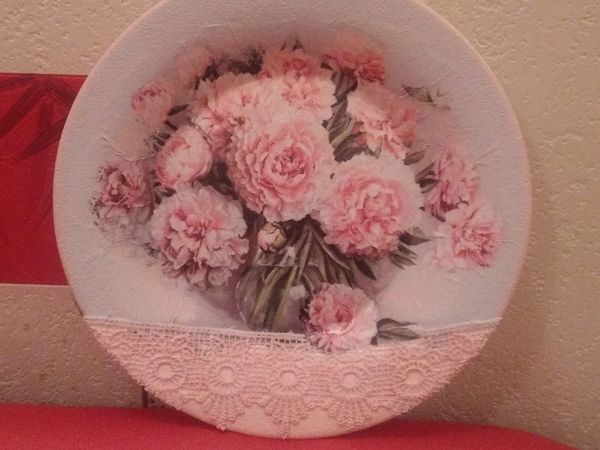 Декоративные Тарелки «ЦВЕТЫ» . Распродажа | Ярмарка Мастеров - ручная работа, handmade