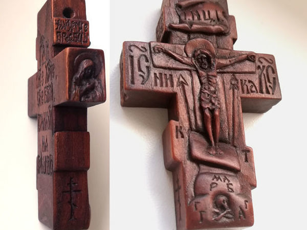 Крестик нательный | Ярмарка Мастеров - ручная работа, handmade
