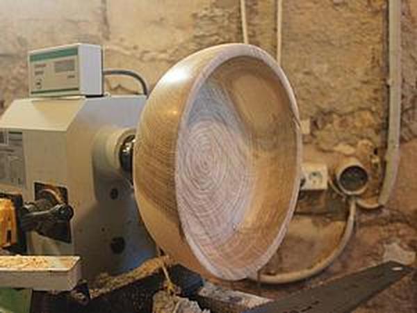 Процесс изготовления дубовой миски | Ярмарка Мастеров - ручная работа, handmade