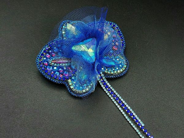 Мастер-класс: брошь «Орхидея Бенуа» | Ярмарка Мастеров - ручная работа, handmade