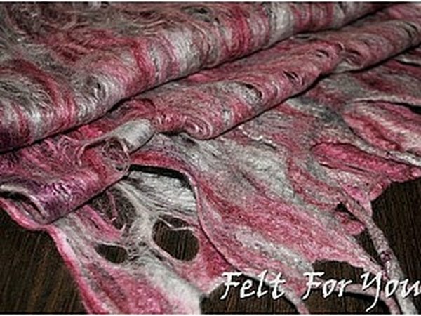 Длинные нежнейшие шарфики с волокнами шелка за 1350руб! | Ярмарка Мастеров - ручная работа, handmade