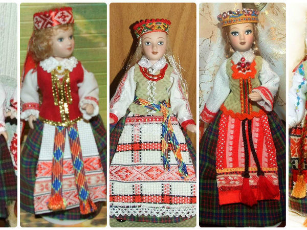 Литовки — мои куклы, особенности литовского народного костюма | Ярмарка Мастеров - ручная работа, handmade