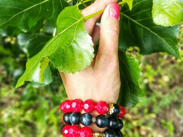 Браслеты из агата и кошачьего глаза | Ярмарка Мастеров - ручная работа, handmade