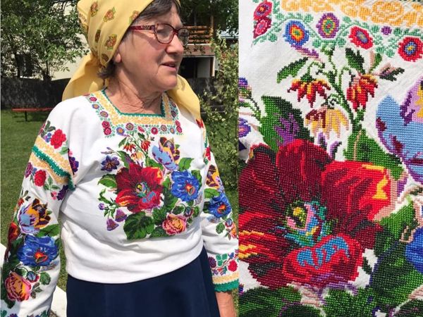Folk Embroidery Samples on Shirts in Staraya Kuta, Kosovo District | Livemaster - handmade