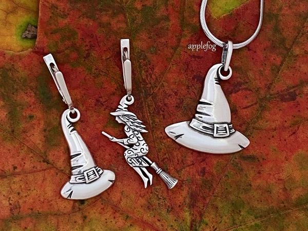Серебряные украшения Осенние мотивы | Ярмарка Мастеров - ручная работа, handmade