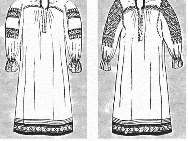 Простота и причудливость одежды и обуви древних славян