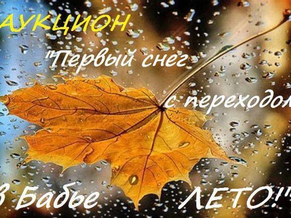 ЗАВЕРШЕН! Аукцион