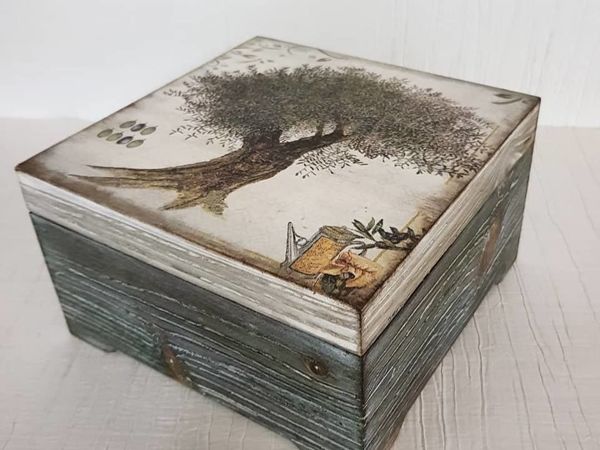 Сосновая шкатулка в стиле «Рустик» | Ярмарка Мастеров - ручная работа, handmade