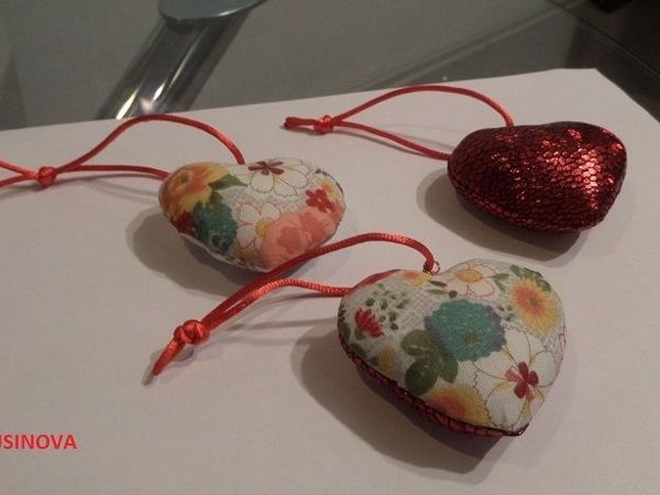 Шьем «Сердечко» — елочное украшение | Ярмарка Мастеров - ручная работа, handmade