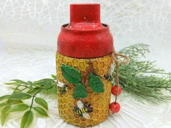 Декор баночки для мёда | Ярмарка Мастеров - ручная работа, handmade