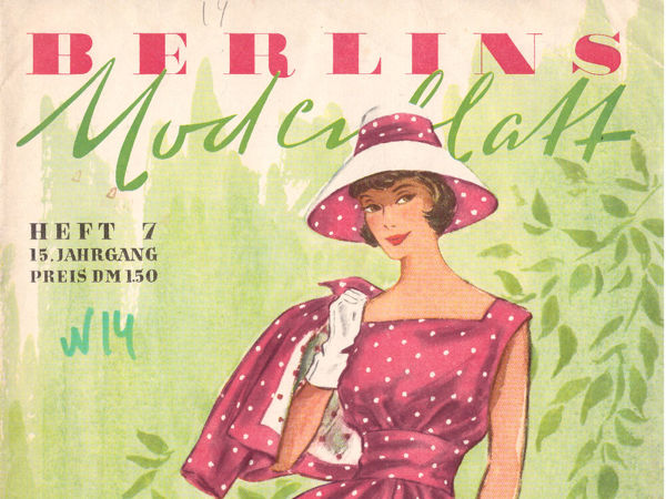 Винтажный журнал Berlins Modenblatt 7/1959 | Ярмарка Мастеров - ручная работа, handmade