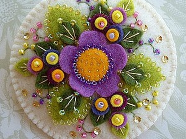 Чудесные расчудесности из фетра от Paulette Racanelli | Ярмарка Мастеров - ручная работа, handmade