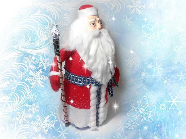 Дед Мороз из бутылки: интересная поделка для детей
