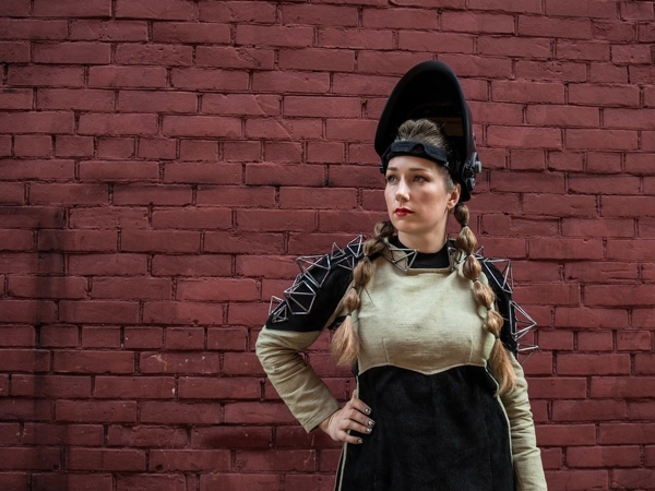 Welder Girl Is Not Ashamed Of Biceps And Turns Workwear Into Royal Outfits | Livemaster - handmade