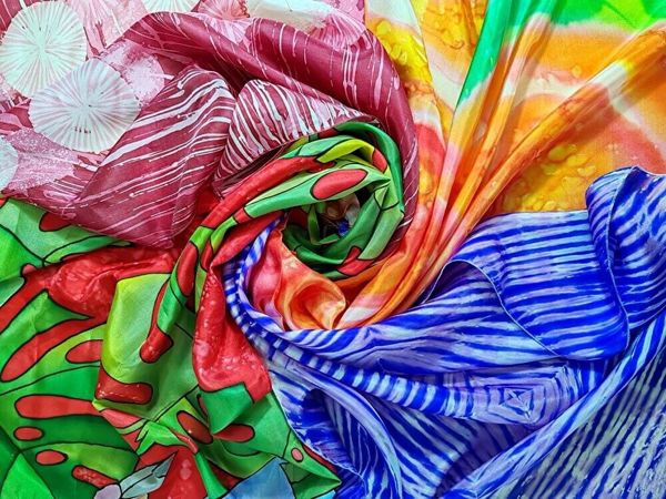 Искусство росписи шелковых платков, курс батика | Ярмарка Мастеров - ручная работа, handmade