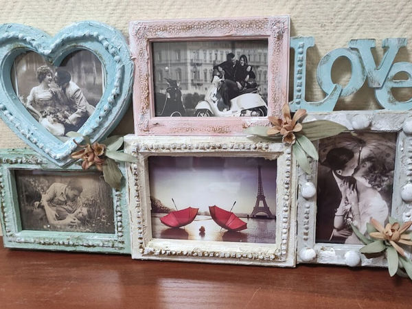 Мастерим фоторамку Love story — отличный подарок своими рукам | Ярмарка Мастеров - ручная работа, handmade