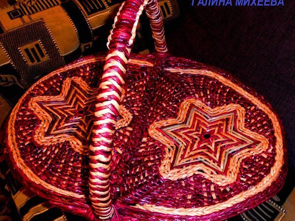 Плетём корзину для пикника. Часть 1 | Ярмарка Мастеров - ручная работа, handmade