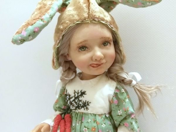 Шарнирная девочка Зайка | Ярмарка Мастеров - ручная работа, handmade
