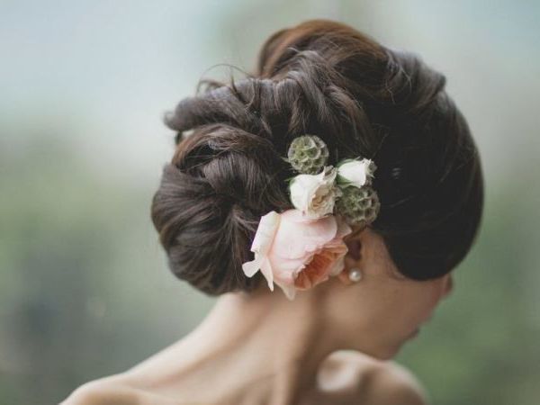 Цветы в причёске невесты | Ярмарка Мастеров - ручная работа, handmade