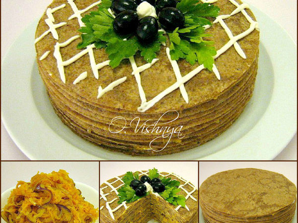 Печеночный торт - Кулинарный пошаговый рецепт с фото.